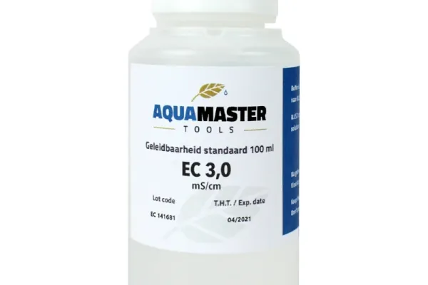 EC 3,0 kalibreringsvätska från Aquamaster i 100 ml flaska